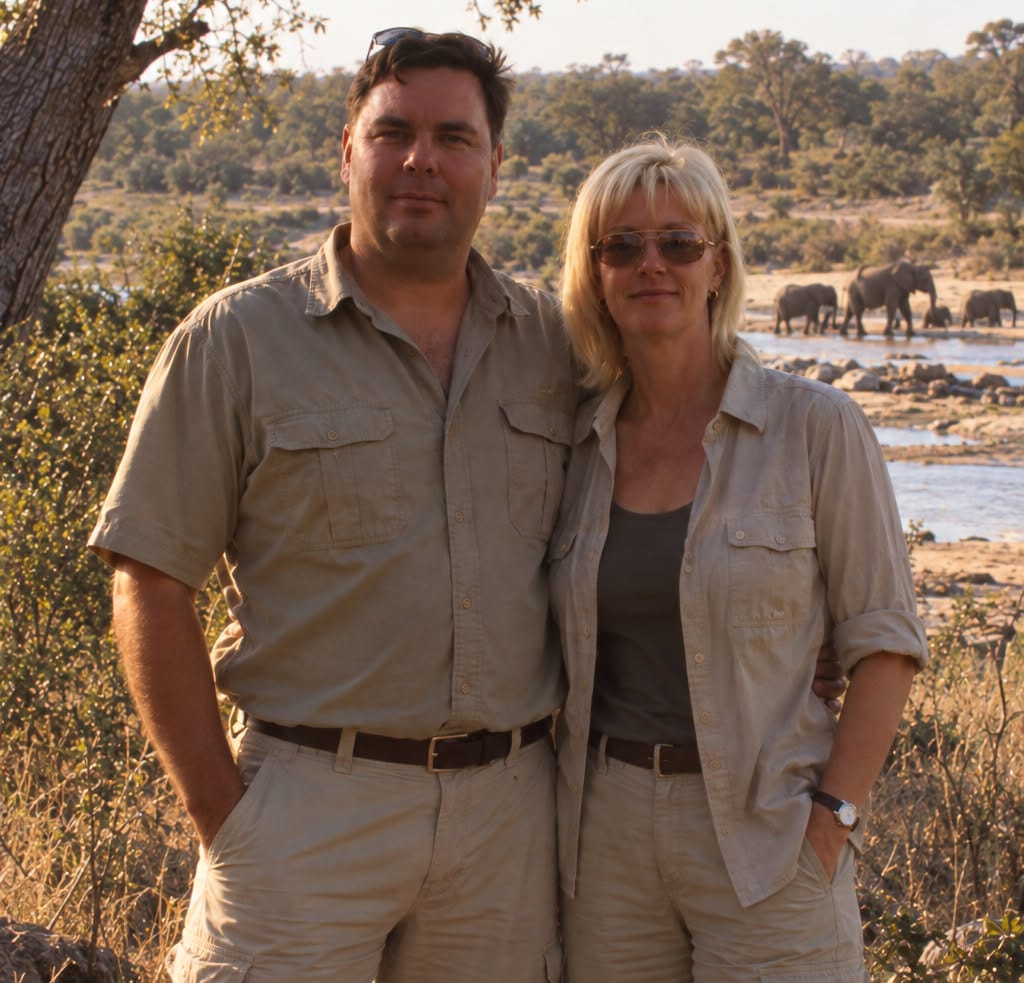 David & Audra Tucker Image: Founders, 7 Star Lodges, Sabi Sands 2002.